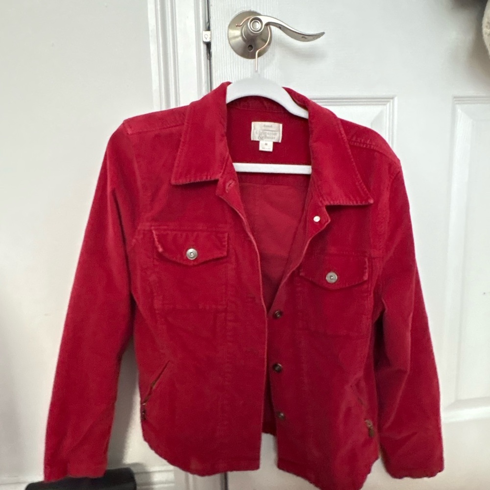 Vintage red corduroy jacket